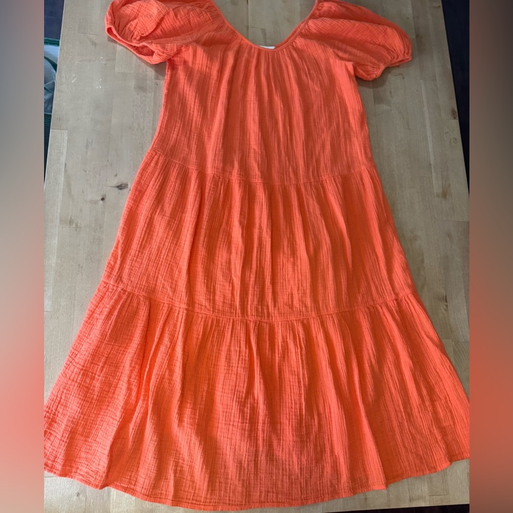 Lilly Pulitzer Orange ZeminiTextured maxi Dress - Picture 7 of 11